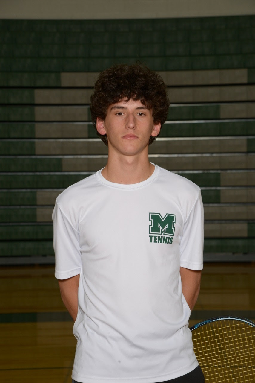 Greg is a sophomore on the Boys Tennis Team.
